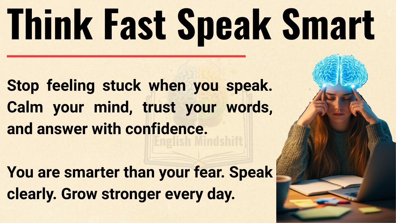 Think Fast, Speak Smart & Confident ✅ | Daily English Speaking Practice