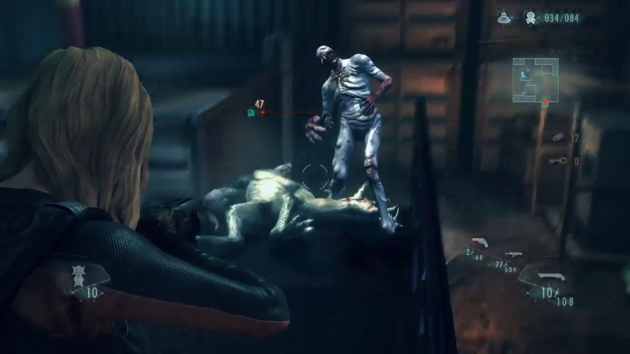 PS4 Resident Evil Revelations 1 modo asalto abismo nivel 16 (bonificación triplete) estrategia A