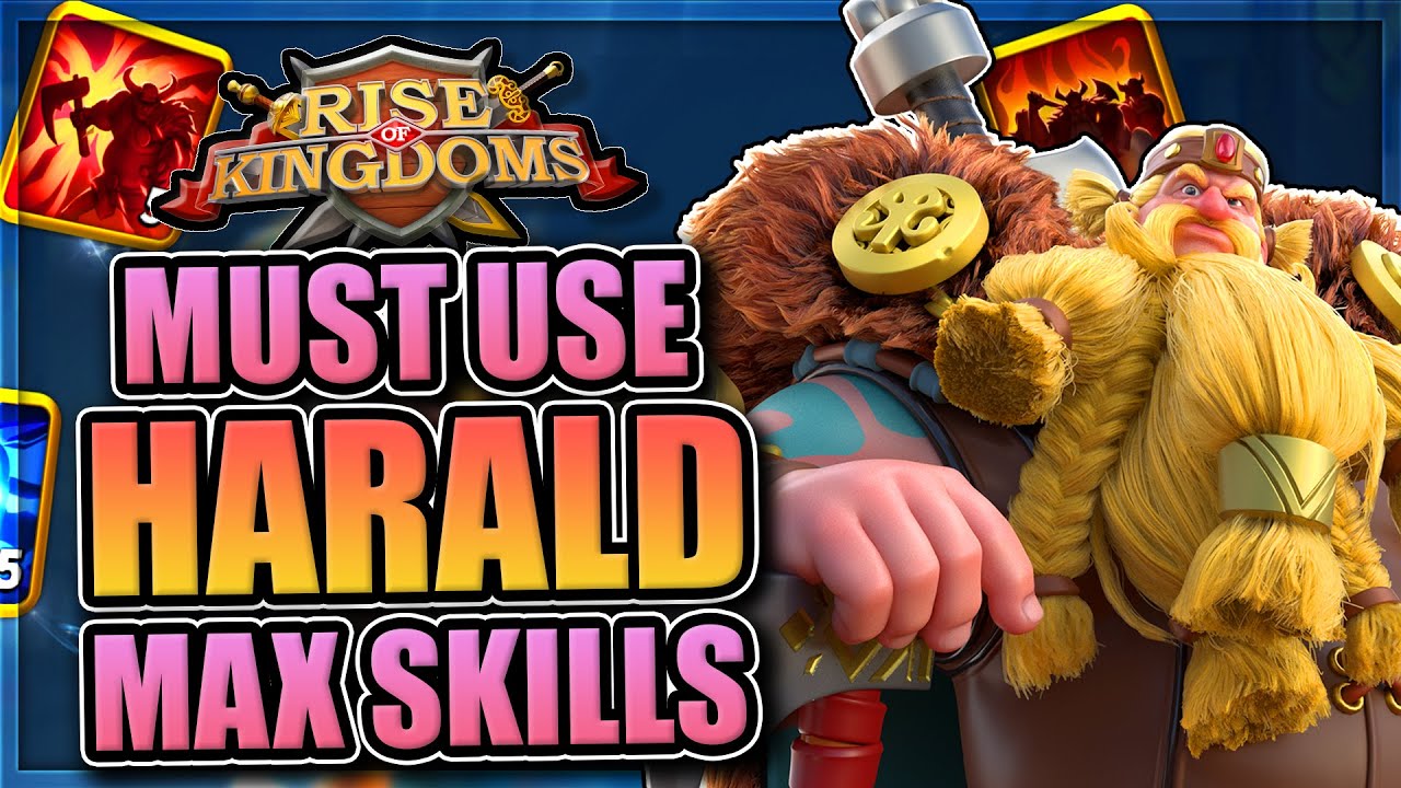 Expertised Harald Sigurdsson in Rise of Kingdoms [Strong for open field and canyon]