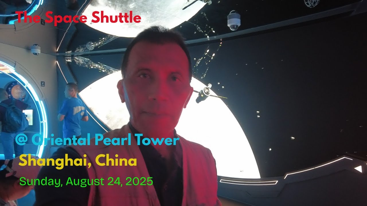 The Space Capsule ; Oriental Pearl Tower top floor, Shanghai, China ; August 22, 2025