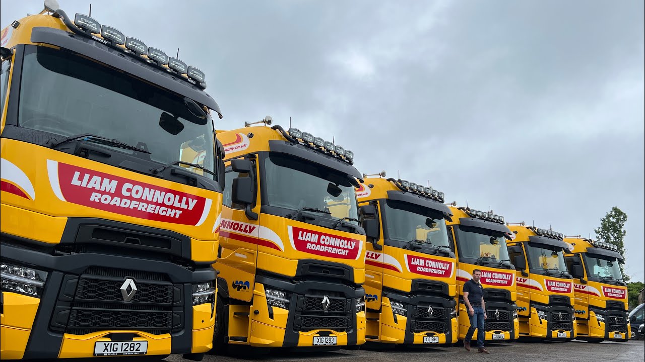 Liam Connolly Road freight take’s delivery of 6 New T-High Renaults 💎