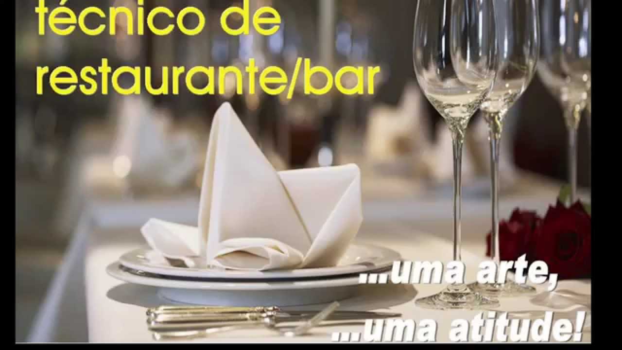 Técnico de Restaurante/Bar - Uma Arte... uma Atitude!