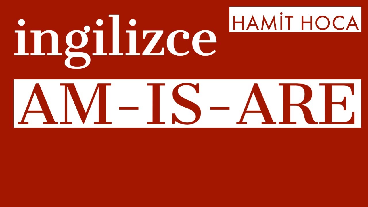 AM, IS, ARE OLUMLU, OLUMSUZ, SORU