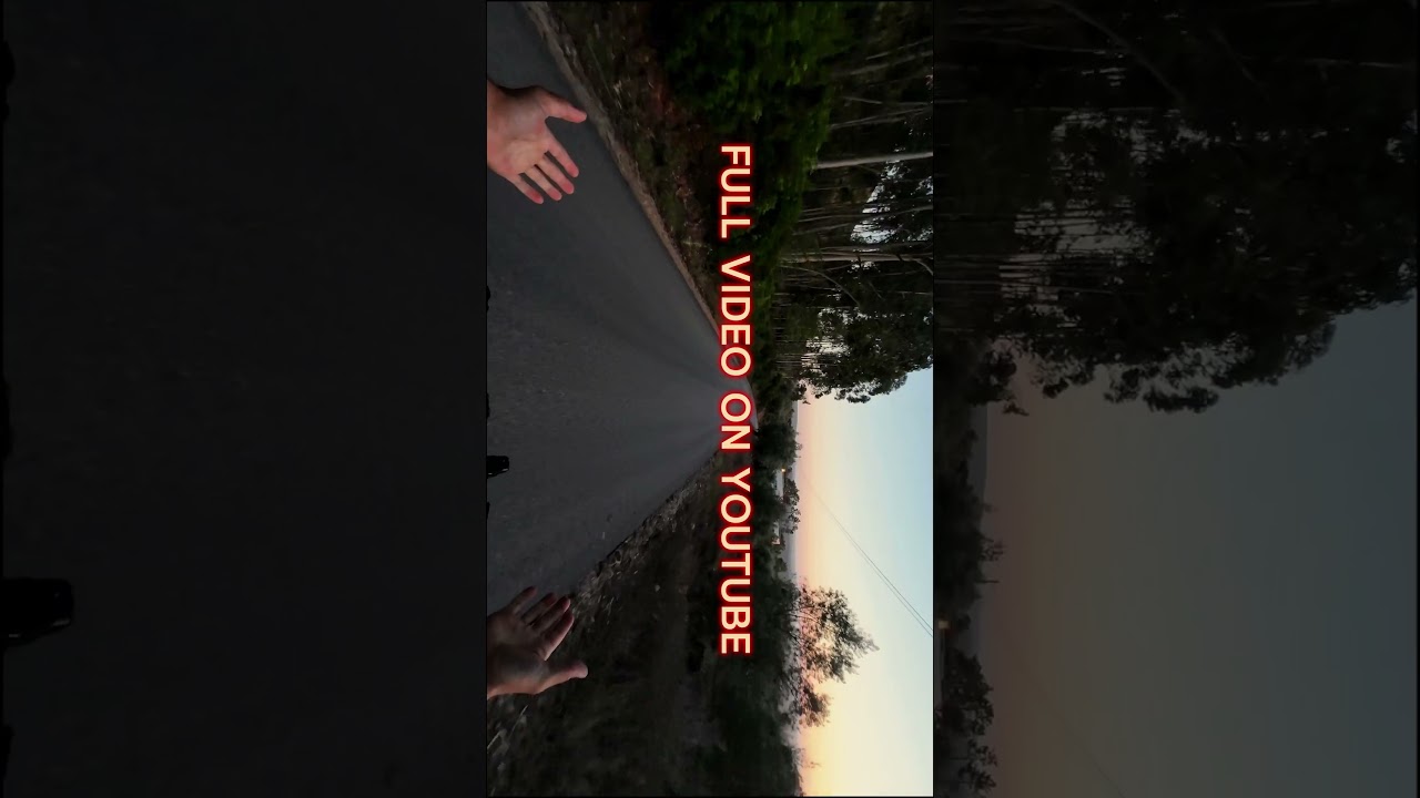 Riding Mixed Mountain Trails at Sunset POV Experience