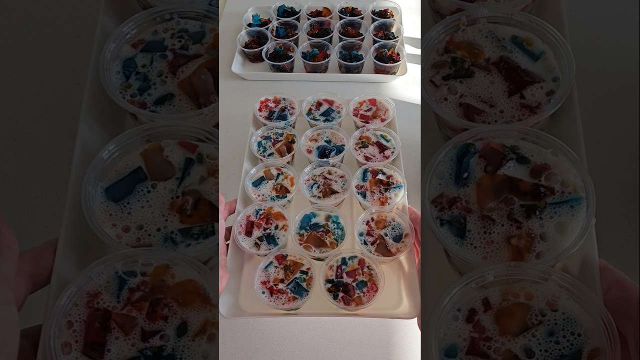 Broken Glass Jello ❤️🧡💙🤍