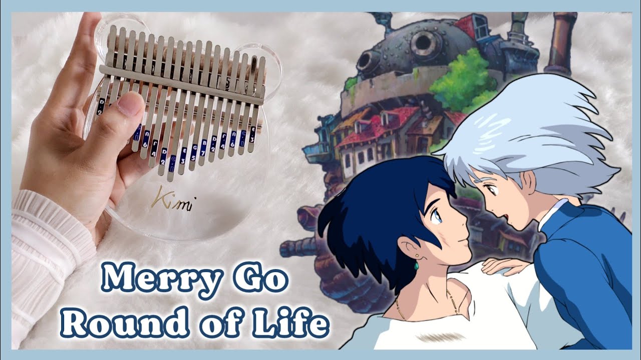 Howl's Moving Castle | Merry Go Round of Life | Kalimba Cover with Notes