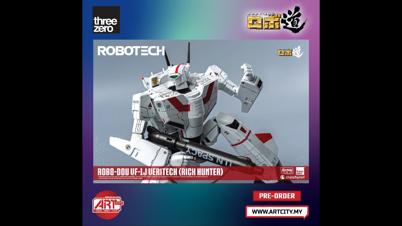 ThreeZero - Robotech - Robo-Dou VF-1J Veritech - Rick Hunter