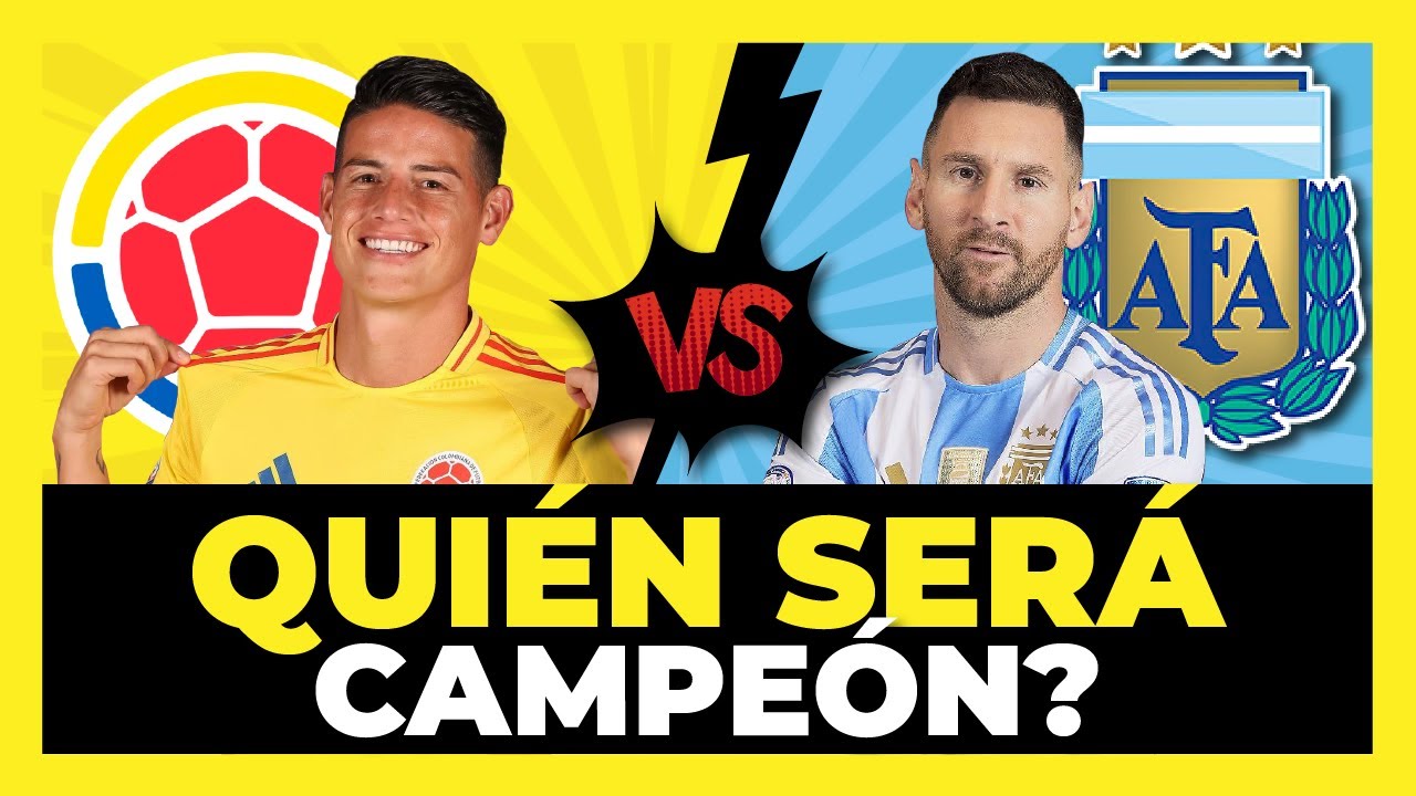 Análisis y Predicción Colombia vs Argentina | Final Copa América 🇨🇴🇦🇷🏆