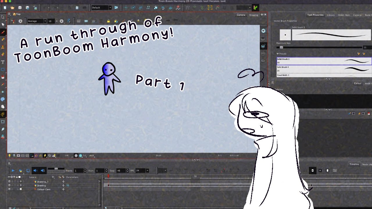 Toon Boom Harmony Basics (Frame-by-Frame) | Tools Overview &ndash; Part 1