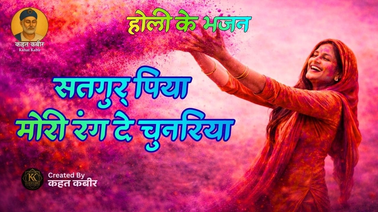 सतगुरु पिया मोरी रंग दे चुनरिया | Satguru Piya Mori Rang De Chunariya | Holi Bhajan | By Kahat Kabir
