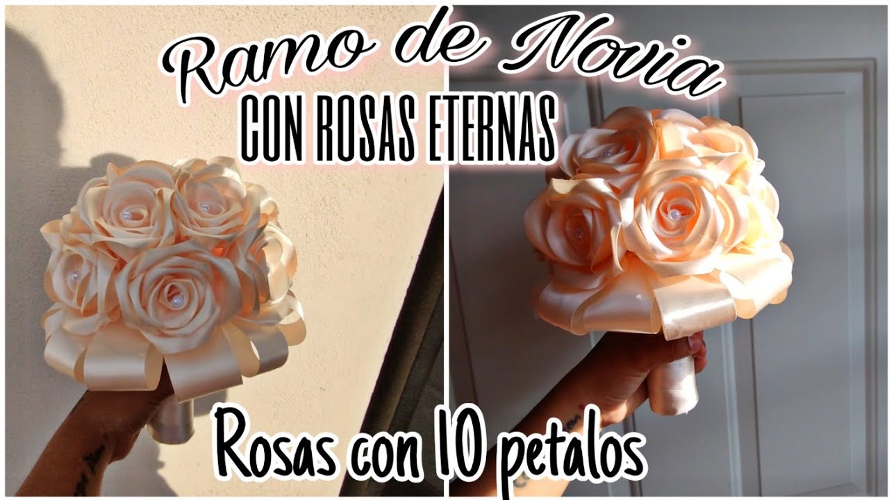 Ramo de novia con Rosas Eternas ✨ te enseño el paso a paso 🌹