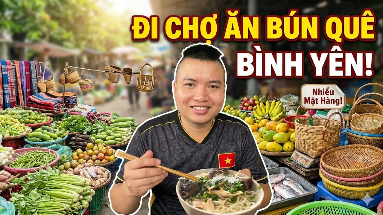 Bún bún sáng ở chợ quê sẽ nhiều như nào ?