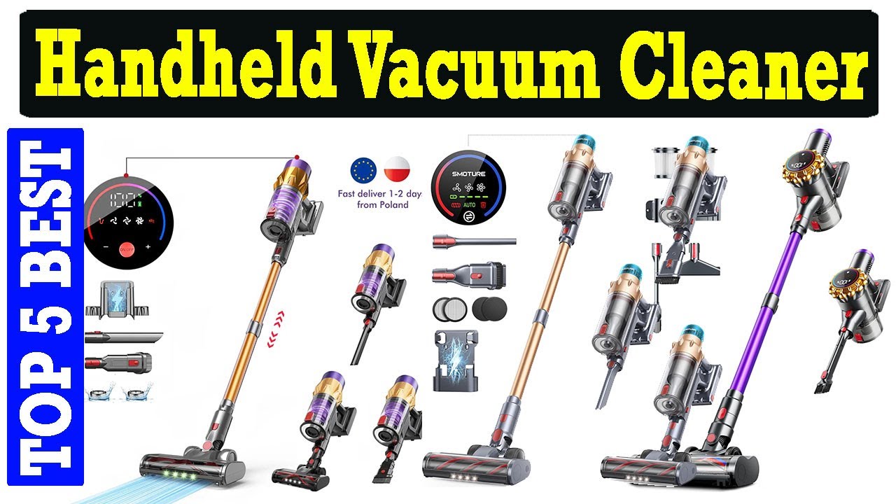 Top 5 Best Cordless Handheld Vacuum Cleaners 2026