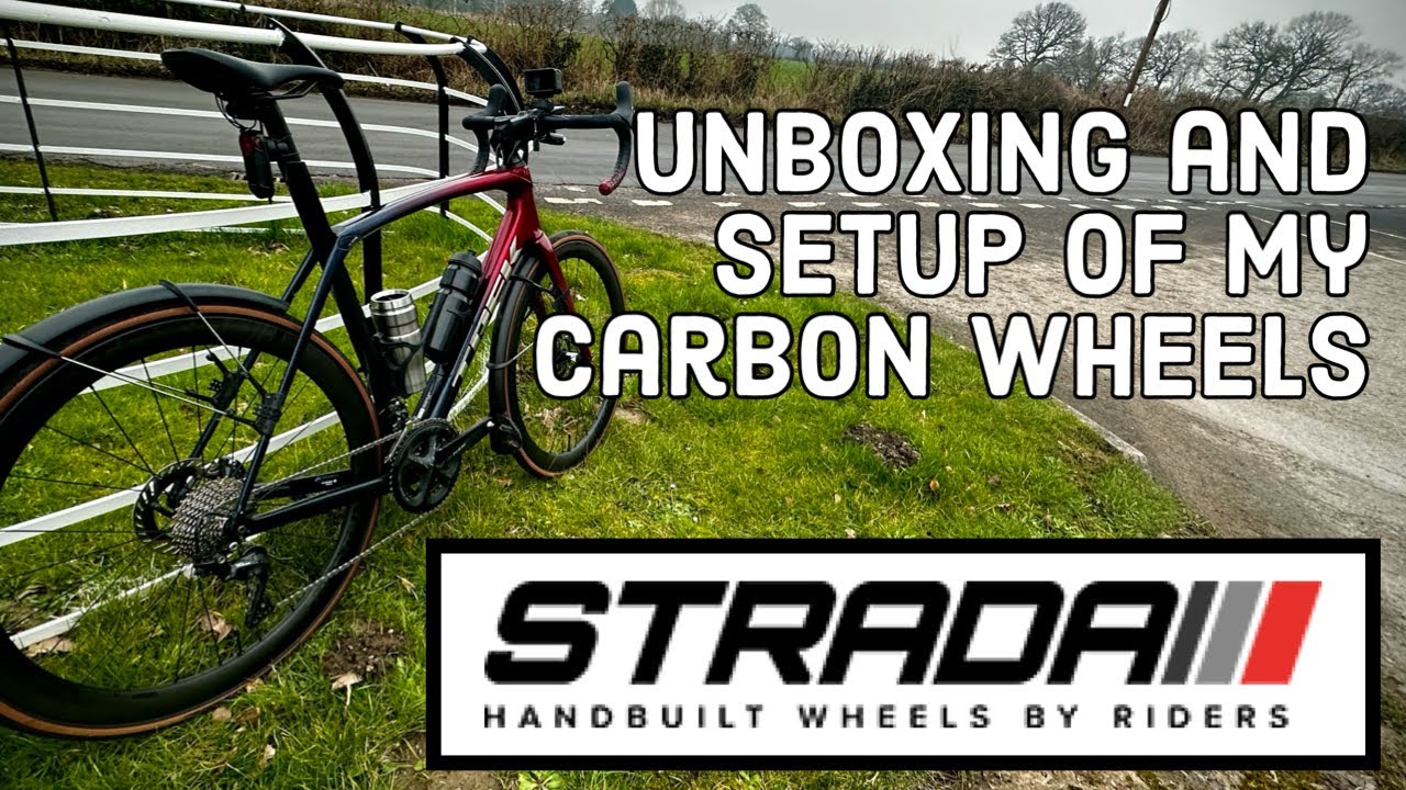 My First Carbon Wheelset From Strada Handbuilt Wheels | Unboxing and tubeless setup