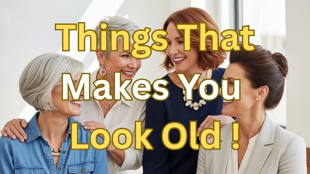 5 Things that makes you look old