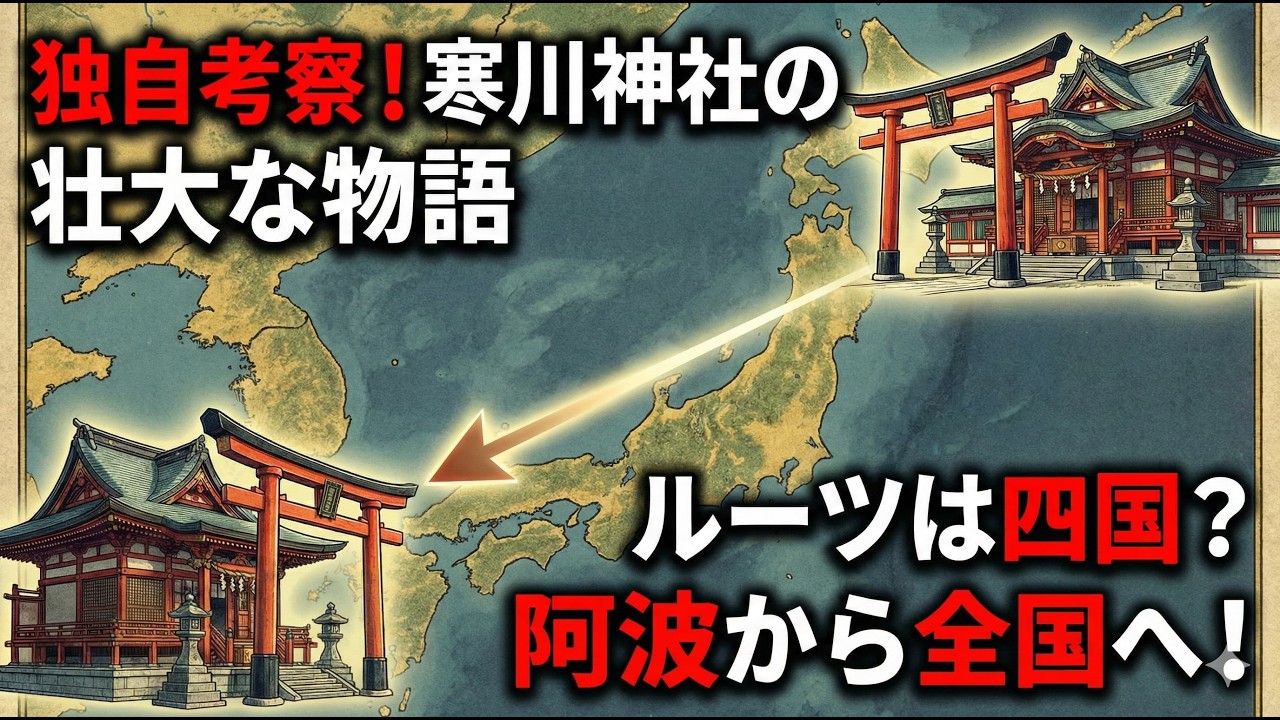 【独自考察】寒川神社は壮大な物語の序章だった。そのルーツは四国にあり？ 阿波から全国へ広がった一族の足跡