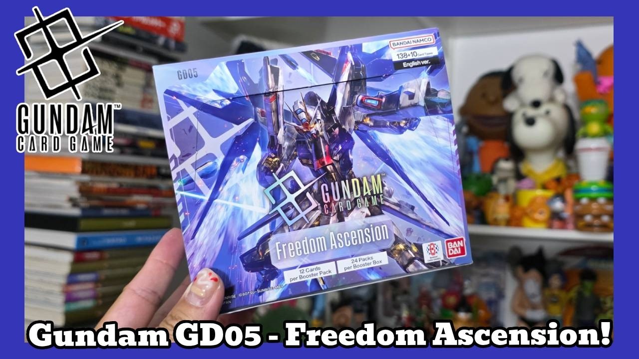 Gundam CG &mdash; GD05 &mdash; Открытие бустер-бокса Freedom Ascension!