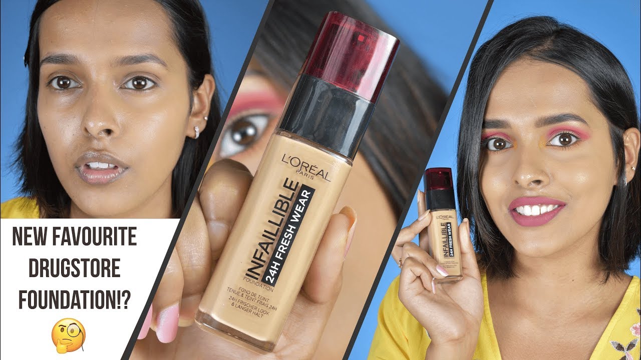Review, Demo, Wear Test - L'Oreal Infallible 24H Fresh Wear Foundation