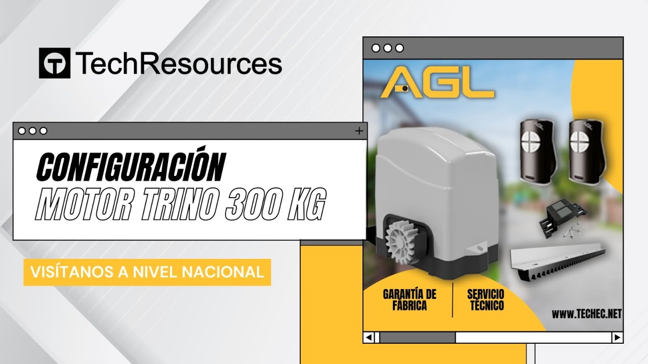 Configuración completa del Motor Trino 300KG 