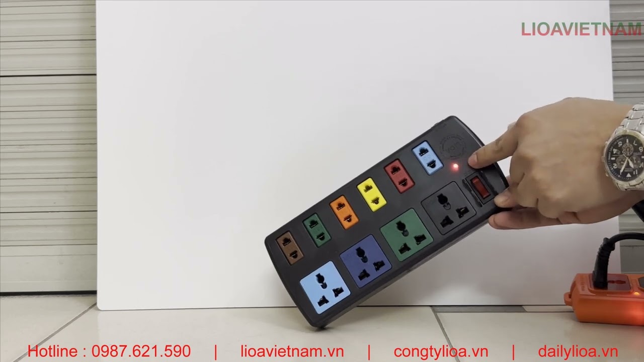 🔴 Ổ Cắm LiOA 10 Lỗ 3M 4D6S32 2-3 Chấu Đa Năng Chính Hãng Giá Rẻ