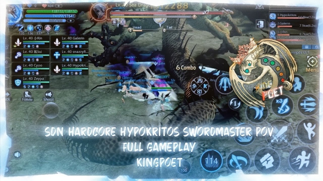 Sea Dragon Nest HARDCORE - Dragon Nest Mobile Classic (SM POV) / HYPOKRITOS