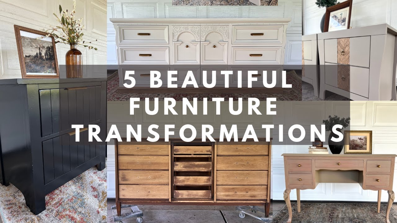 BEAUTIFUL FURNITURE MAKEOVERS