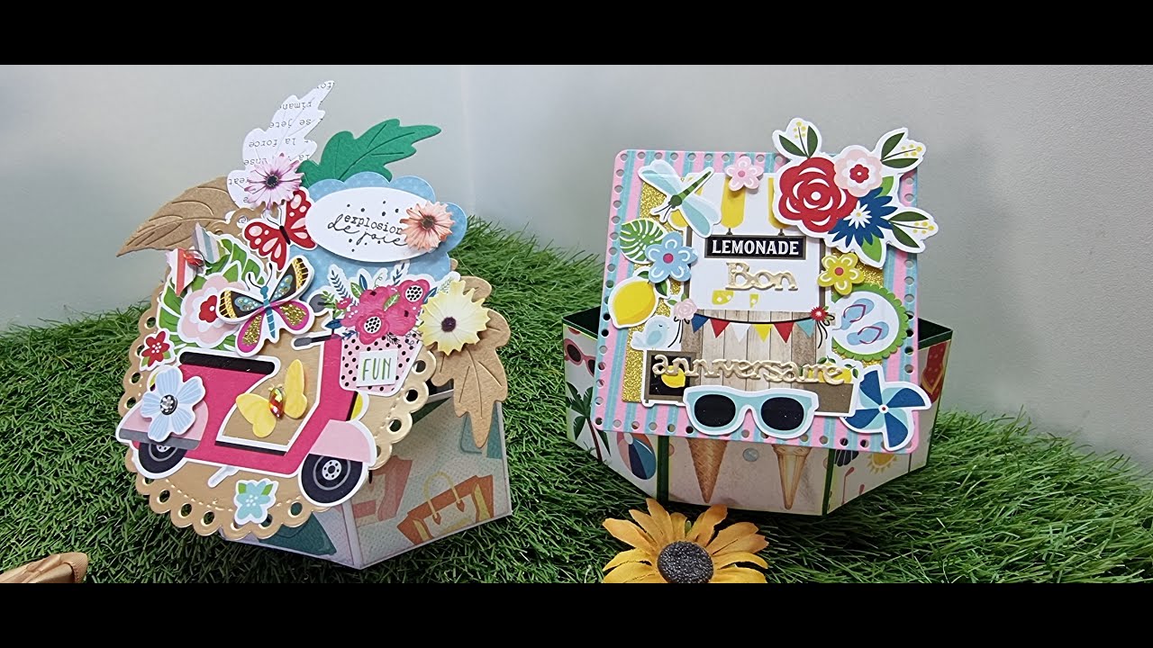 Qui la connaît !!! La carte POP UP hexagonale