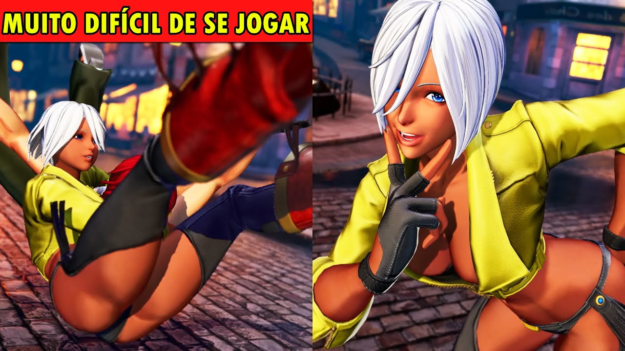 TENTEI JOGAR DE ANGEL NO KOF XV E ME SURPREENDI