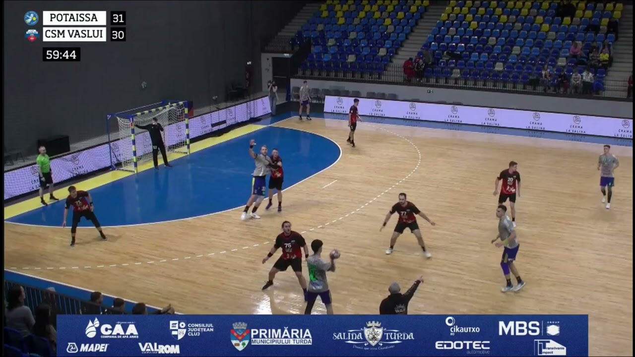 Meci amical: Potaissa Turda - CSM Vaslui 32-30 (22.01.2026)
