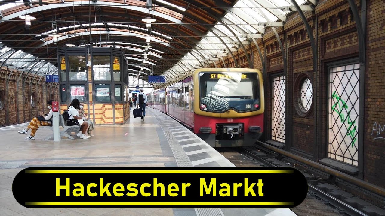S-Bahn Station Hackescher Markt - Berlin 🇩🇪 - Walkthrough 🚶
