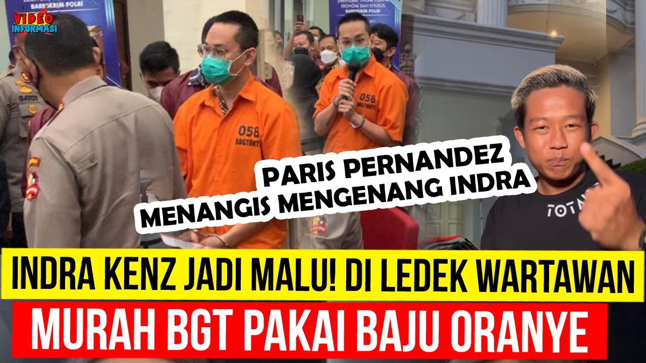 MALU! Indra Kenz Di Ledek Wartawan Wow Murah Banget! Paris Pernandes Menangis Dukung Indra