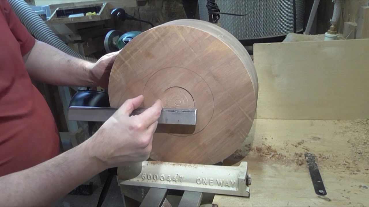 Comment tourner un bol 300mm X 95mm  - temps réel
