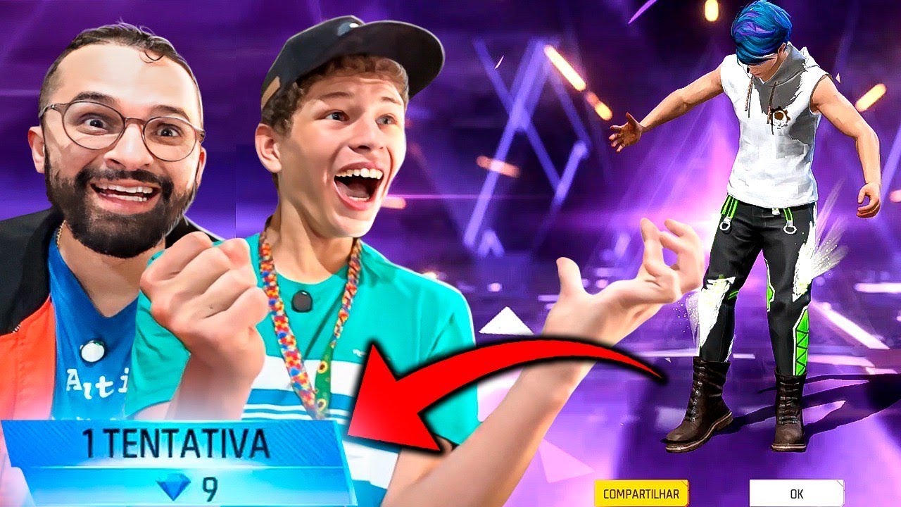 FUI NA CASA DE UM INSCRITO AUTISTA COLOCAR A ANGELICAL no FREE FIRE