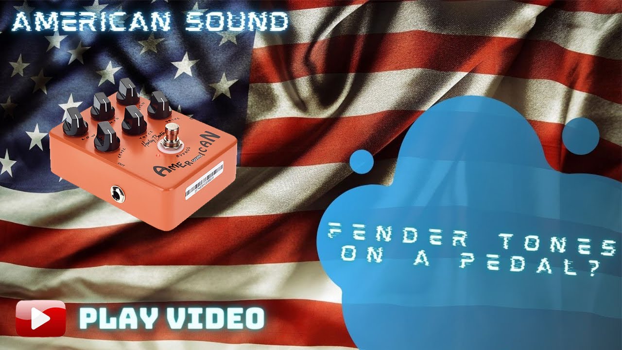 Harley Benton American  Sound Clean Demo Review -  Fender Tones on a Pedal?