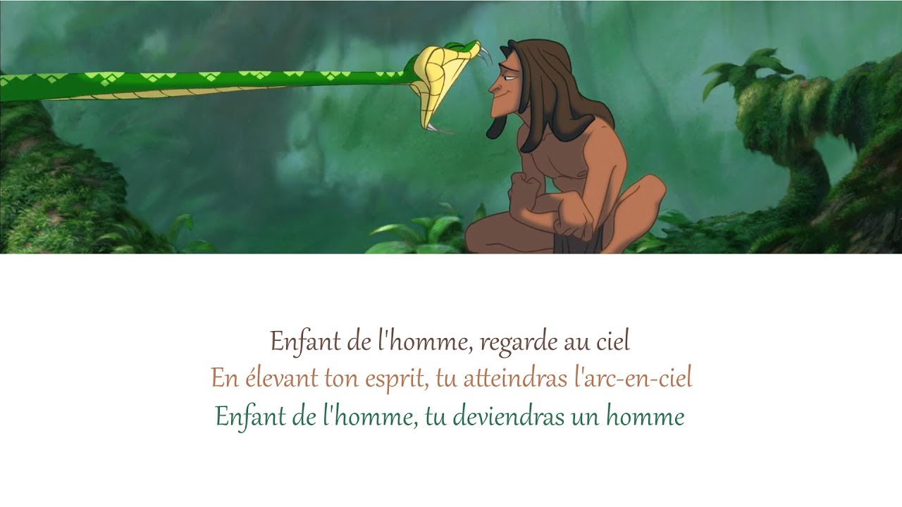 TARZAN - Enfant de l'Homme (FR) Paroles