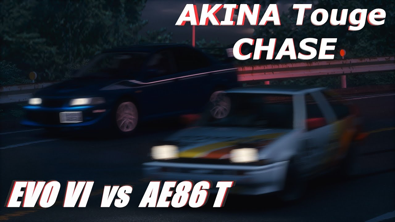 PK AKINA Touge CHASE |  AE86 / EVO 6 |  Kaido Battle  | [Valid Time]