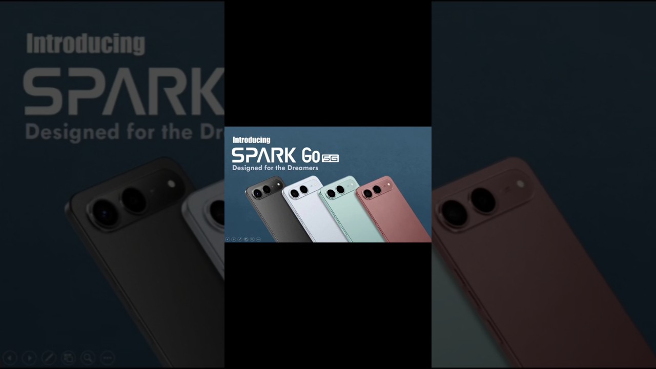 TECHNO SPARK GO 5G WITH 6000mAh BATTERY UNDER 9999 #techno #technospark #ytshorts #youtubefeed