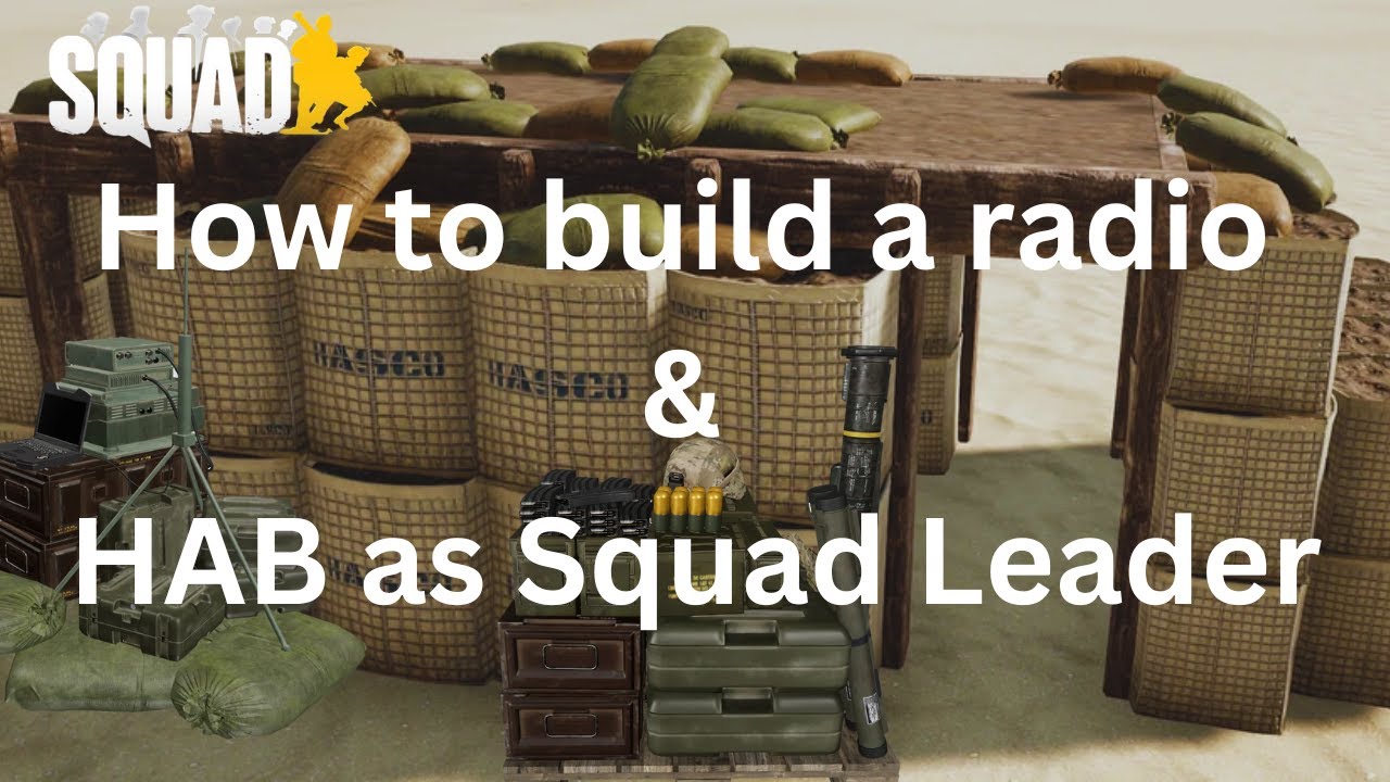 How to build a radio & hab tutorial | Squad leader | Squad leading Gameplay