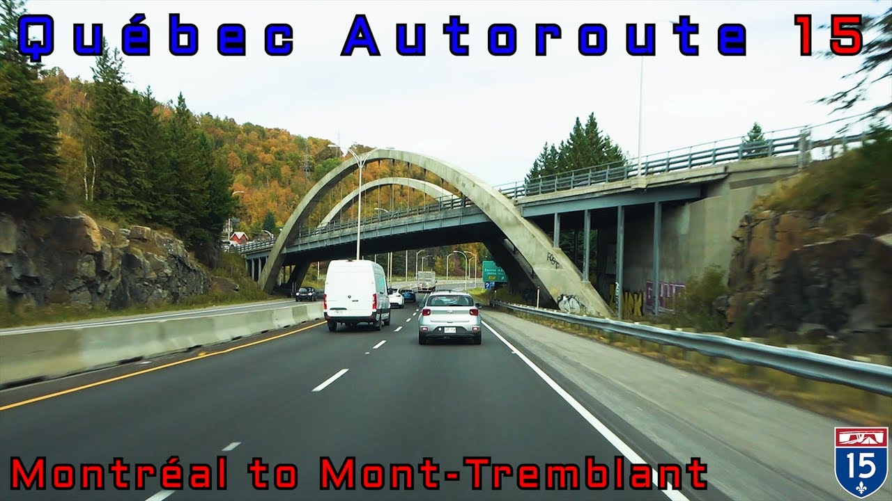 Québec Autoroute 15 NB - Montréal to Mont-Tremblant