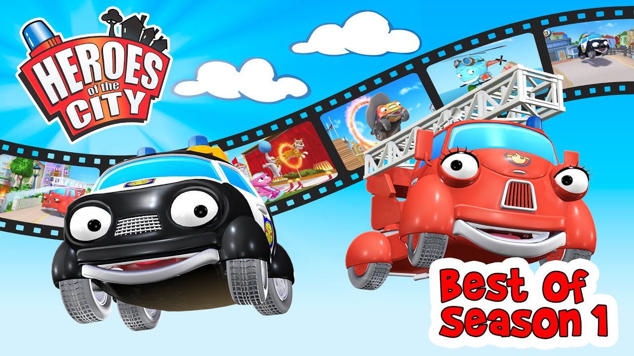 Heroes of the City - Best of Season 1 - Preschool Animation | Car Cartoons | Car Cartoons
