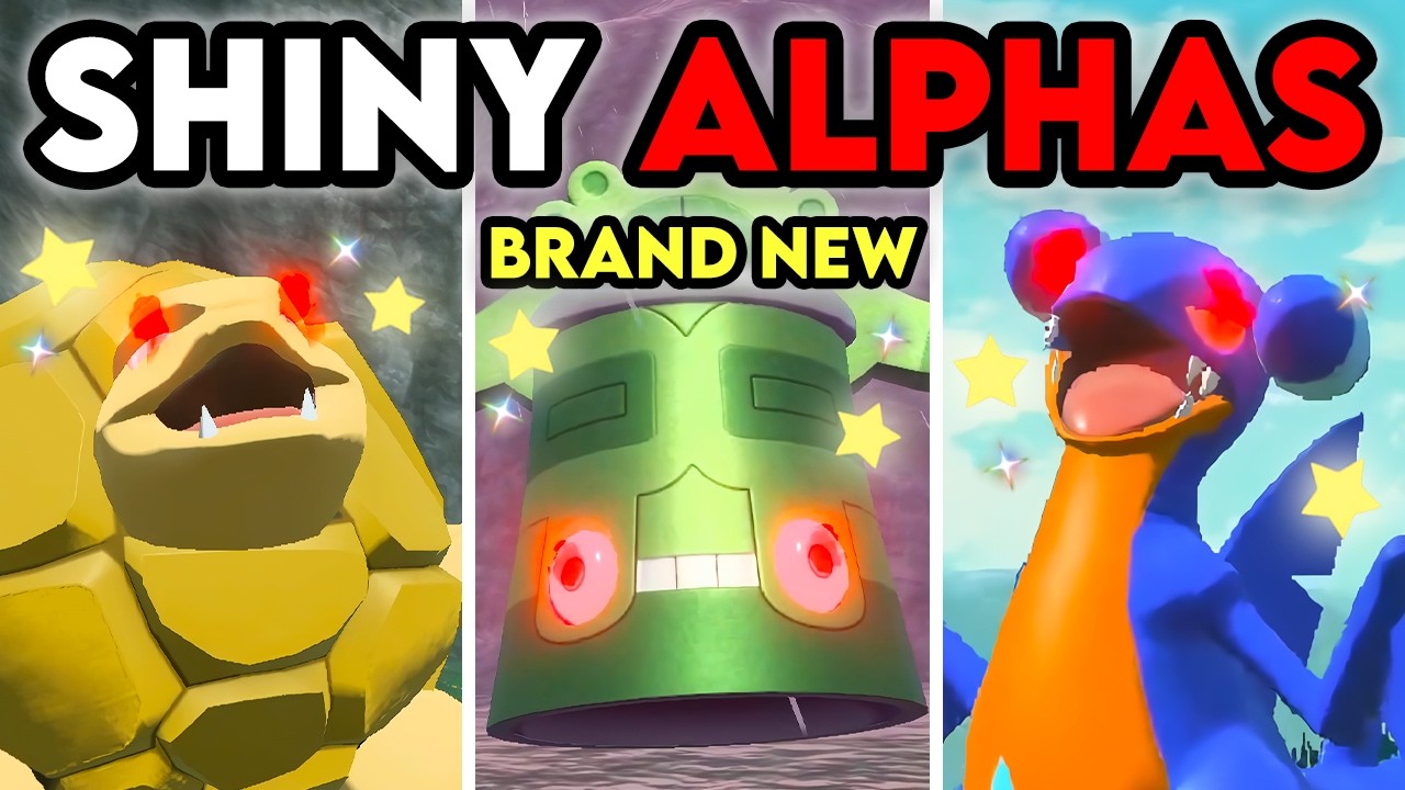 BRAND NEW SHINY ALPHA POKEMON + MORE in Pokemon Legends: Arceus