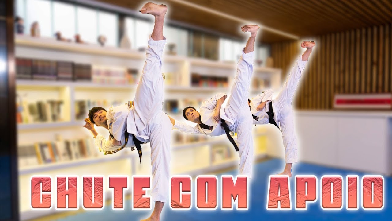 Aula de Taekwondo 17 - CHUTE COM APOIO