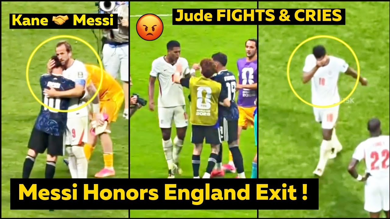 Messi Shows RESPECT to England Players as Bellingham Loses Cool vs Argentina