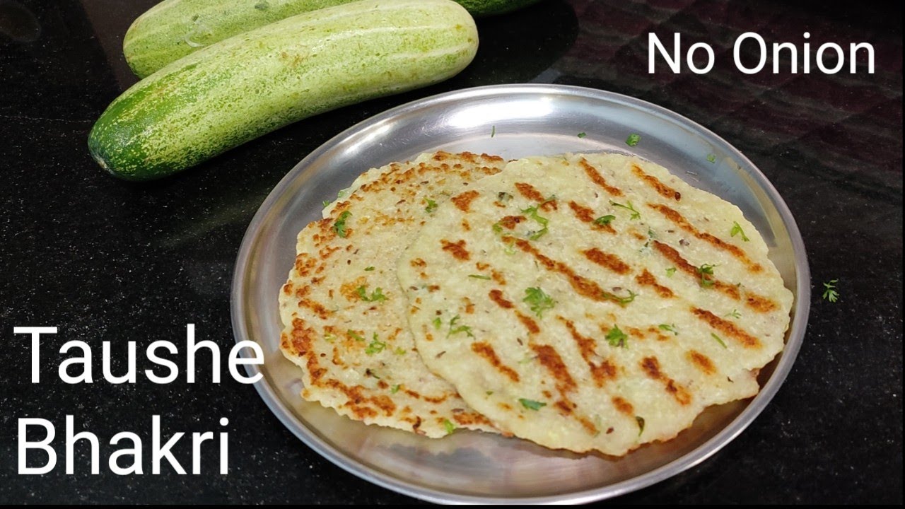 Tavshe Bhakri|Semolina- Cucumber Bhakri |Healthy Tasty Quick Breakfast Recipe| Kakdichi Bhakri