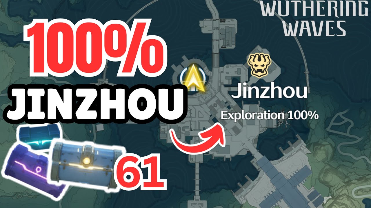Jinzhou 100% Exploration - All Chests, Caskets, Etc - | Wuthering Waves