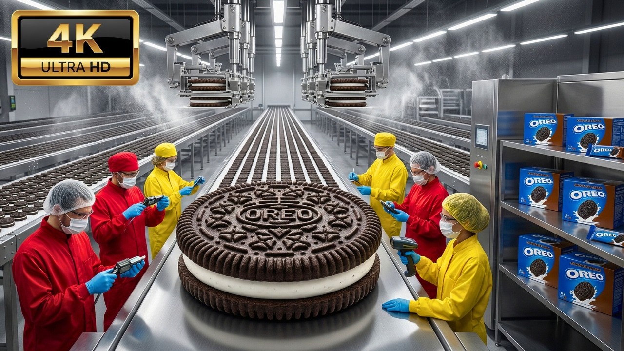 Inside the Oreo Factory: How America’s Favorite Cookie is Stacked (Full Process)