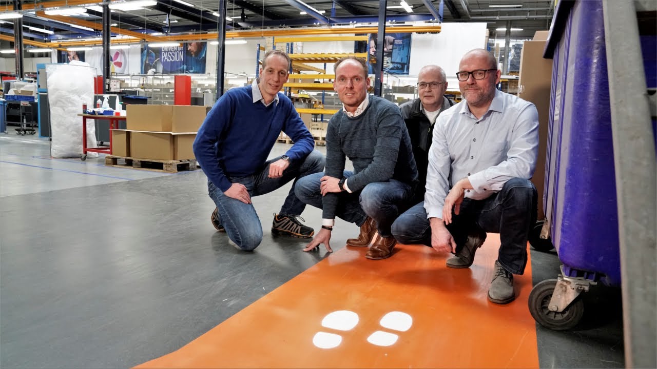 Meer veiligheid in het magazijn dankzij verkeersplan voor Fast & Fluid.