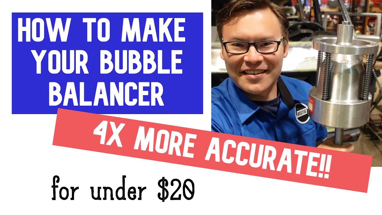 How to make your tire bubble balancer 4X more accurate for under $20!!
