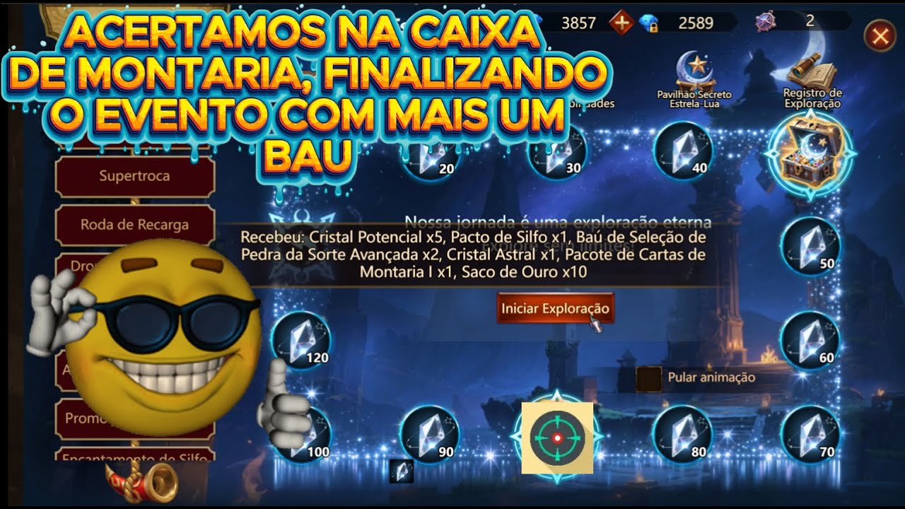 FINALIZANDO O EVENTO ESTELAR E CONSEGUIMOS BAU NA ROLETA