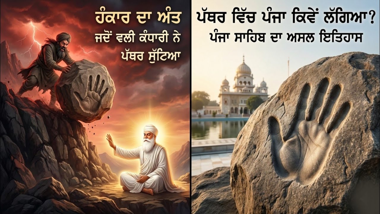 ਪੰਜਾ ਸਾਹਿਬ ਦਾ ਅਸਲ ਇਤਿਹਾਸ: ਜਦੋਂ ਗੁਰੂ ਨਾਨਕ ਦੇਵ ਜੀ ਨੇ ਪੱਥਰ ਰੋਕਿਆ! 🙏 History of Panja Sahib